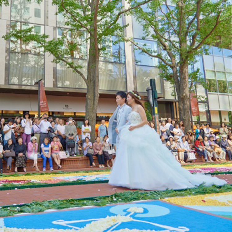 SAPPORO FLOWER CARPET WEDDING 2014