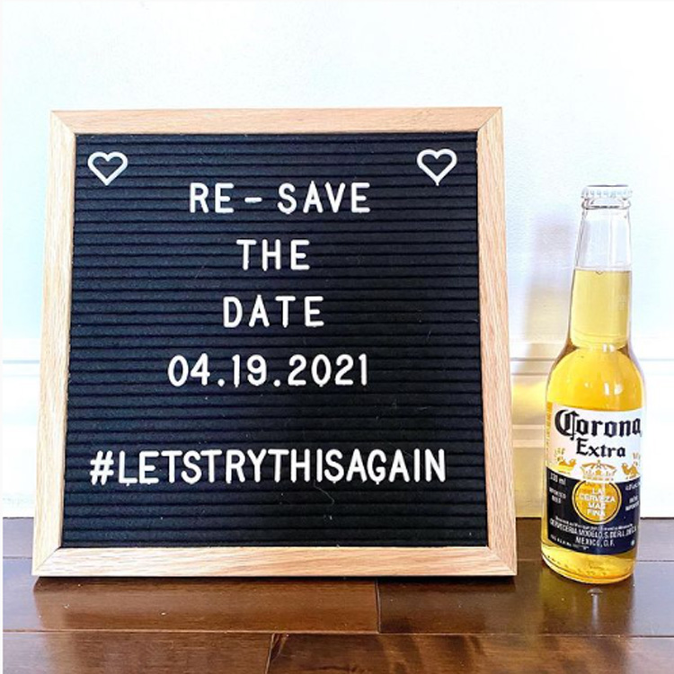 ユーモアたっぷりの”RE-SAVE the DATE”でウェディングをお知らせしよう♪